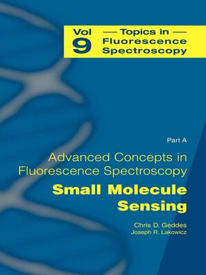 cover image of Advanced Concepts in Fluorescence Sensing, Part A